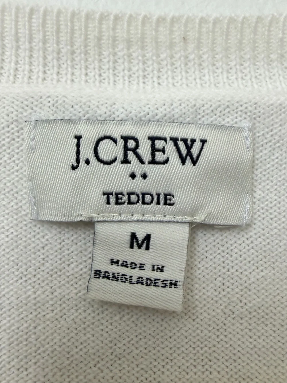 J. Crew Cheers! Teddie Sweater Medium Crew Neck Holiday Top
